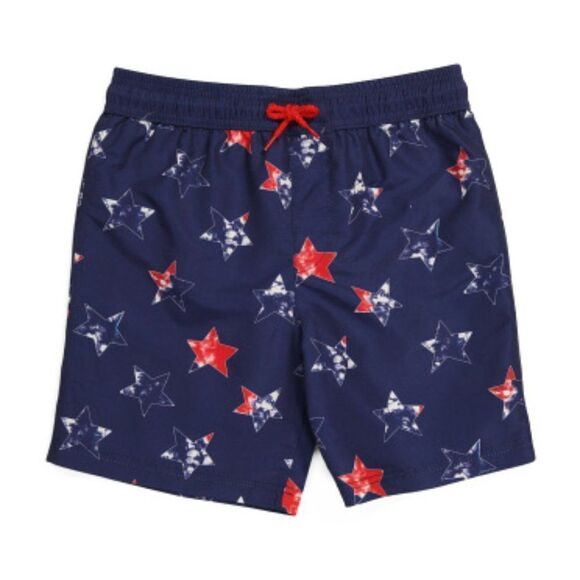 Tommy Bahama Kids Boy's Blue Stars Print With Liner Swim Trunks Size XL - Picture 1 of 10